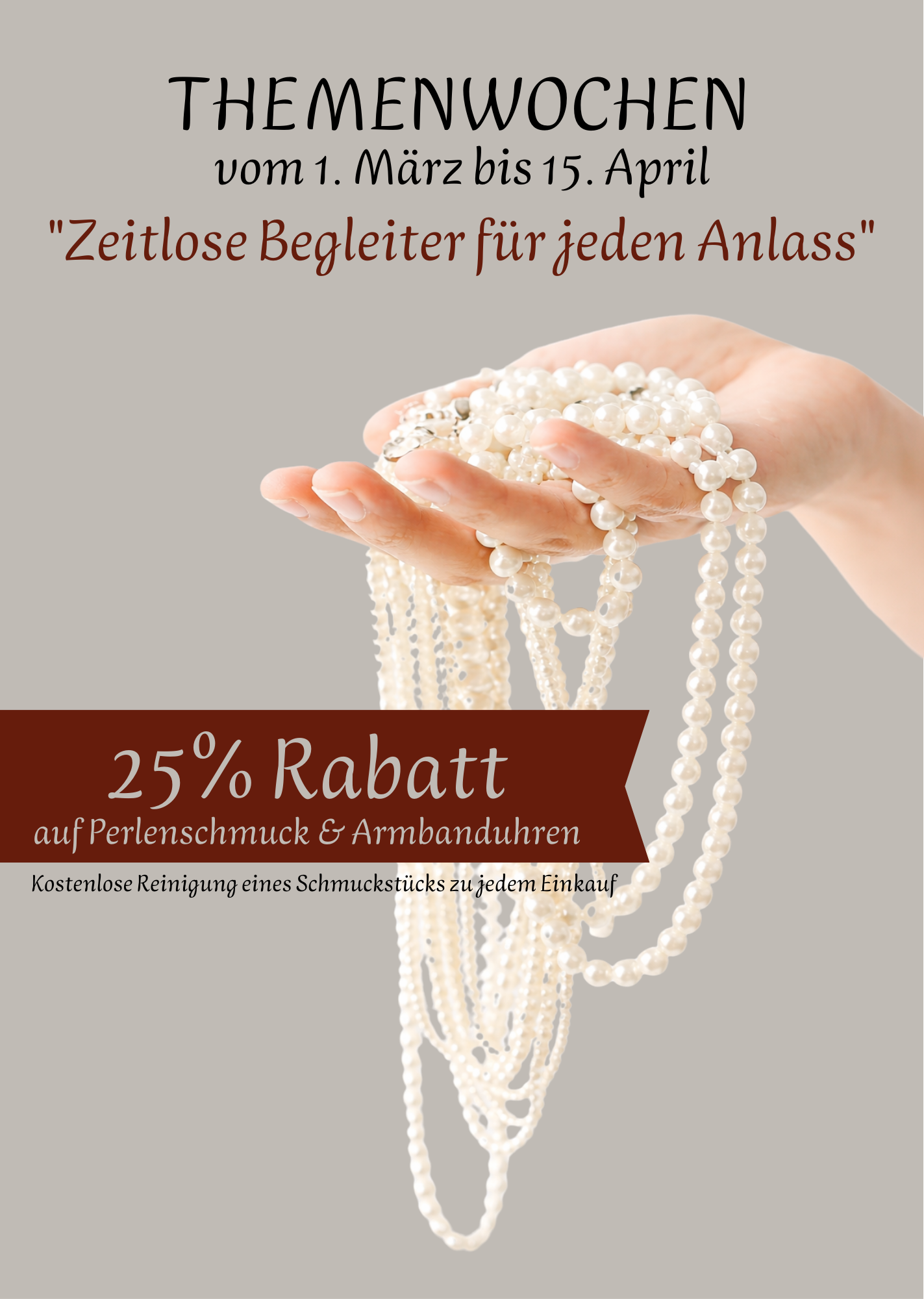 Themenwoche Zeitlose Begleiter zu jedem Anlass