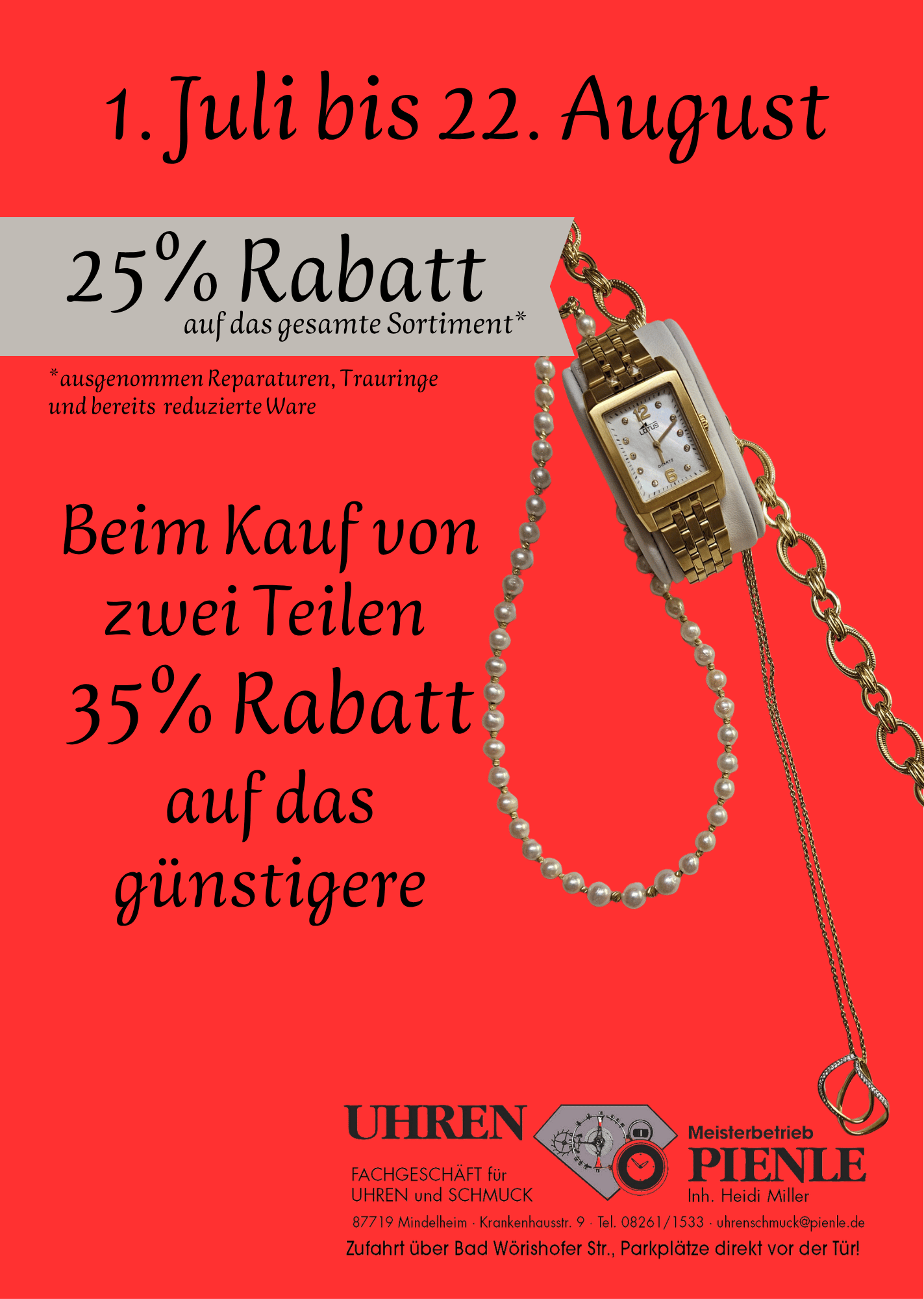 Themenwoche Ohrringe und Anhänger